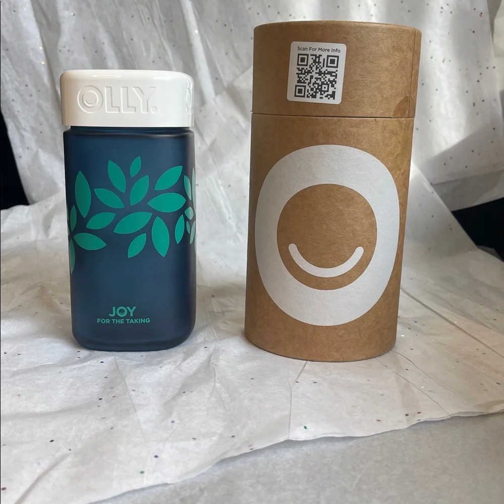 OLLY Joy Jar Gift, Refillable Glass Container, Limited Edition 2022 - Picture 3 of 4